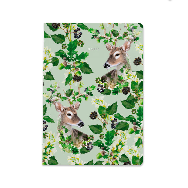 Winter Stag Luxury Notebook by Lola Design - Lola Design Ltd