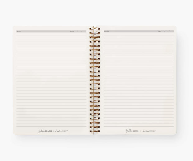 Dahlia Beach x Lola Design B5 Spiral Bound Gardeners Notebook