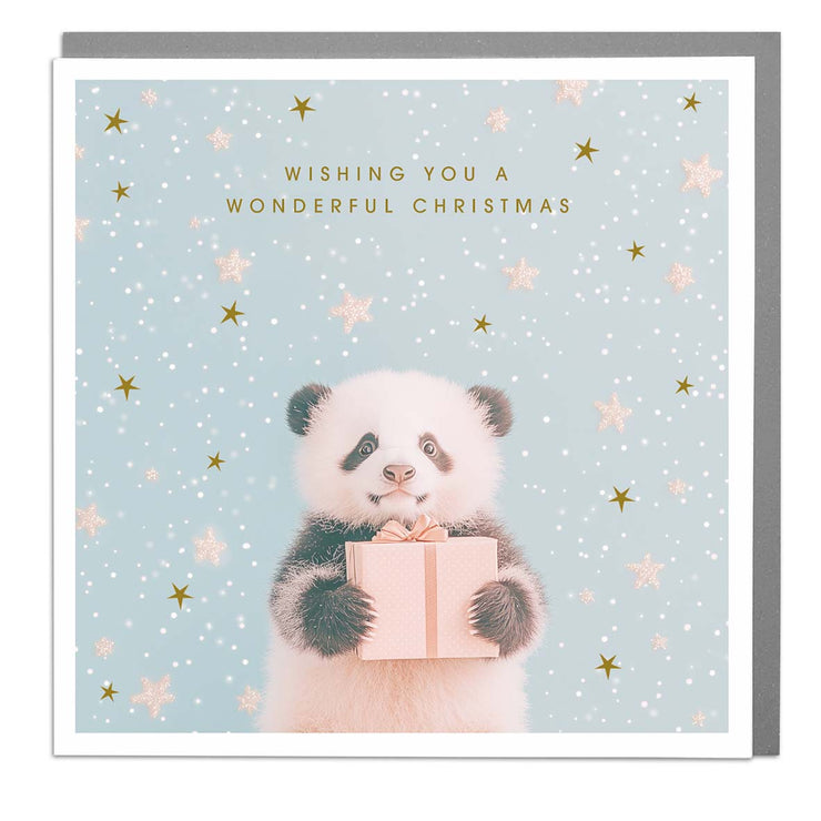 Panda - Wonderful Christmas Card by Lola Design