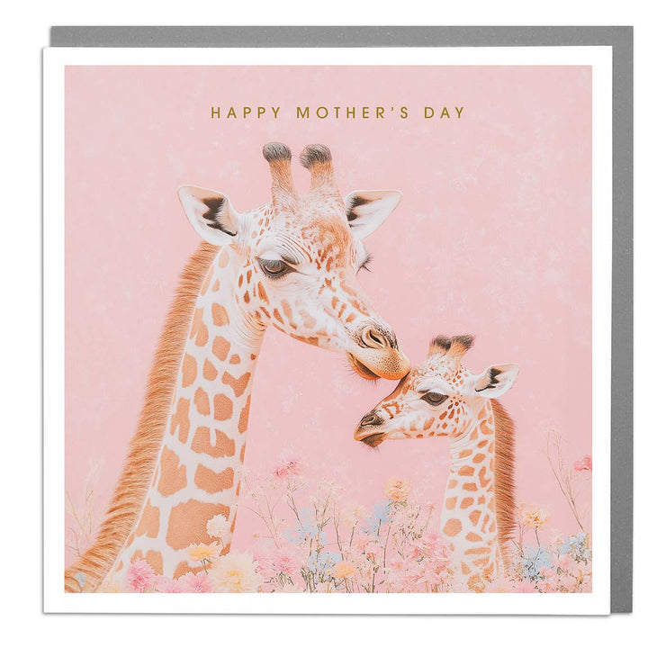 Giraffes - Happy Mothers Day Card by Lola Design