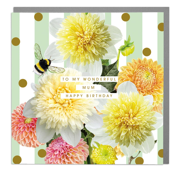 Mum's Birthday Greeting Card by Lola Design x Dahlia Beach