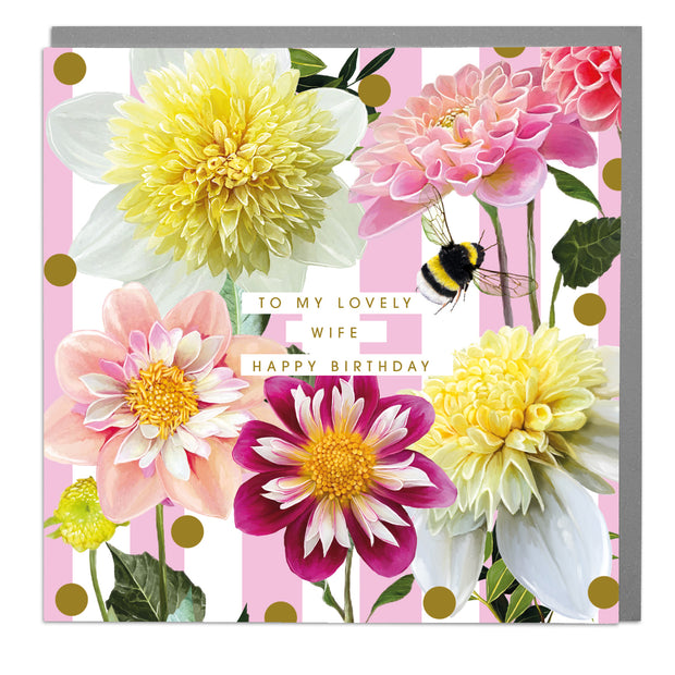 Wife's Birthday Card by Lola Design x Dahlia Beach