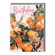 Abstract Oranges - Birthday Card by Lola Design