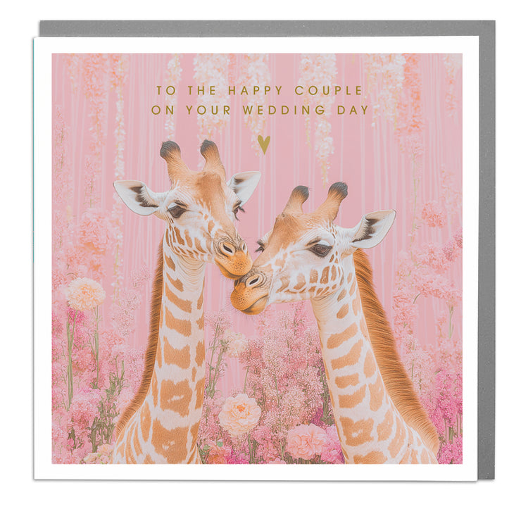 Giraffe - Wedding Day Card by Lola Design