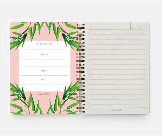 Red Panda B5 Wiro Bound Organiser - Lola Design x ZSL - Lola Design Ltd