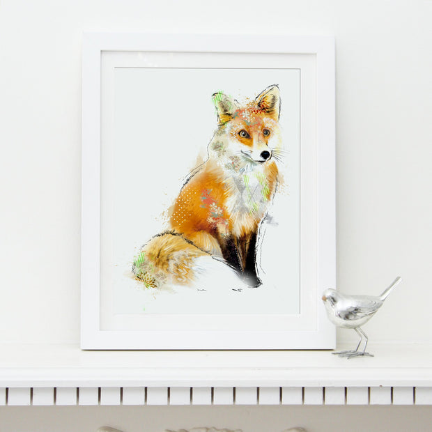 Fox Art Print - Lola Design Ltd