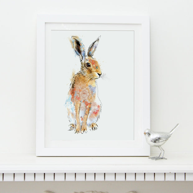 Hare Art Print - Lola Design Ltd