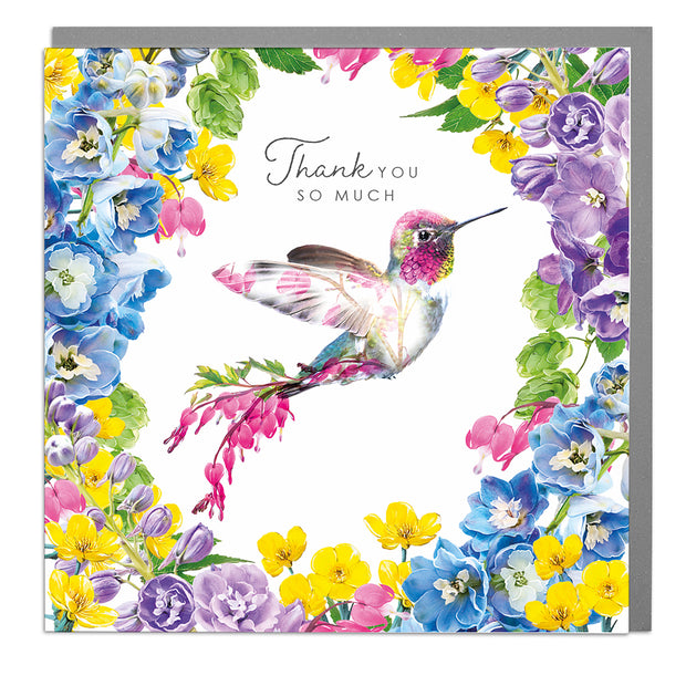 Hummingbird Thank you notecards - Lola Design Ltd