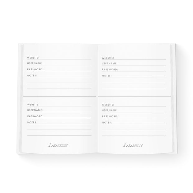 Bee Password Book - Lola Design Ltd