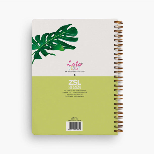 Wiro Bound Tiger Luxury / Notebook - Lola Design x ZSL - Lola Design Ltd