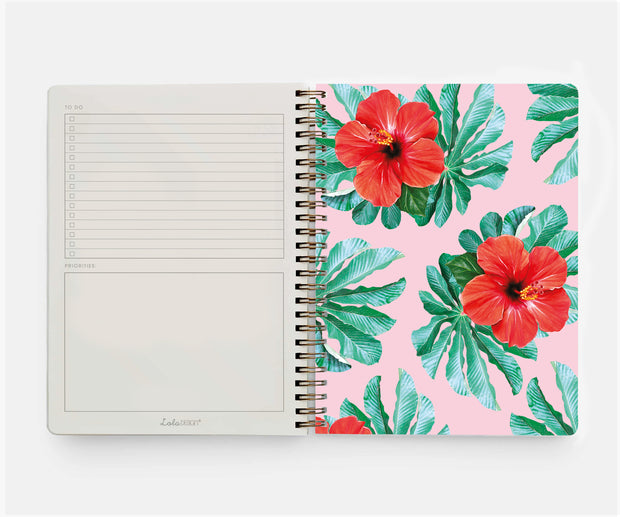 Wiro Bound Sloth Organiser / Notebook - Lola Design x ZSL - Lola Design Ltd