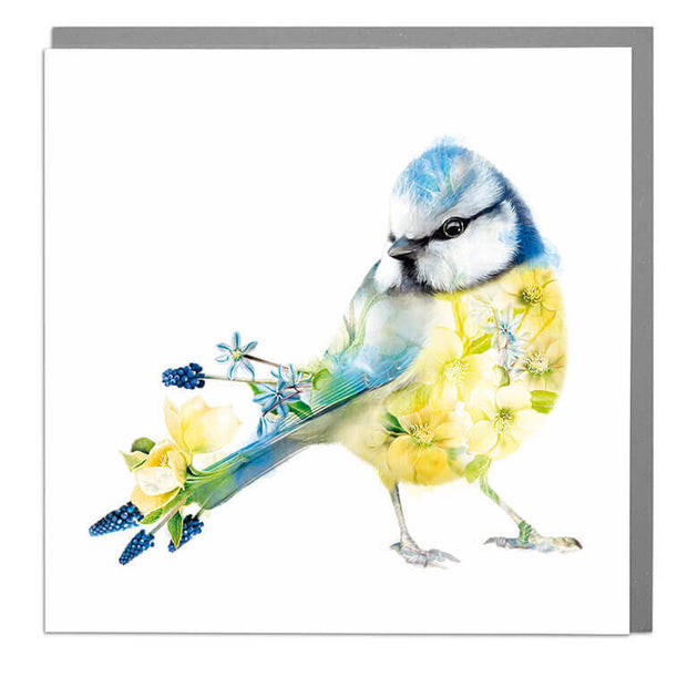 Blue Tit Card - Lola Design Ltd