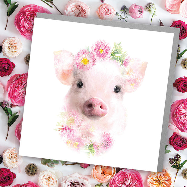 Micro Pig Card - Lola Design Ltd