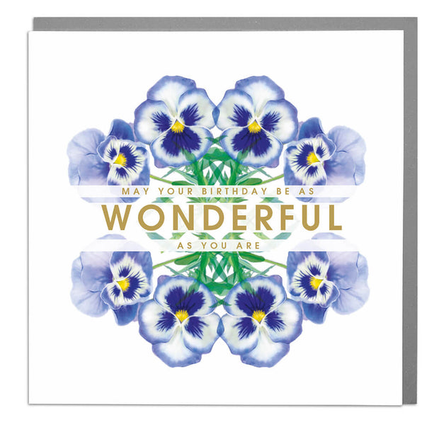 Wonderful Birthday Card - Lola Design Ltd