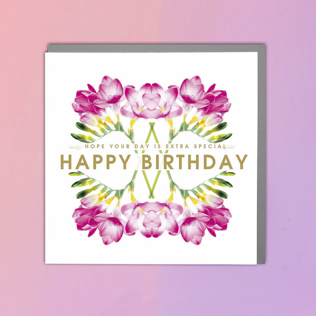 Extra Special Happy Birthday Card - Lola Design Ltd