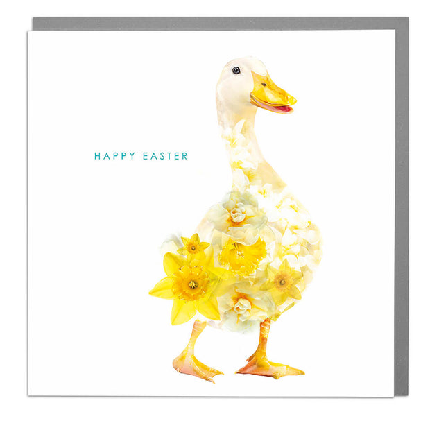 Peking Duck Happy Easter Card - Lola Design Ltd