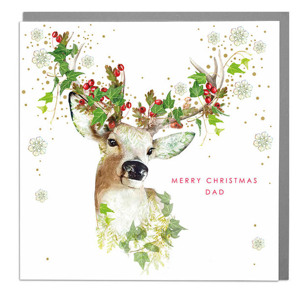 Merry Christmas Dad Card - Lola Design Ltd