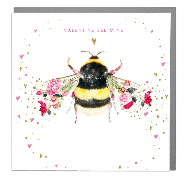 Bee Valentine's Day Card - Lola Design Ltd