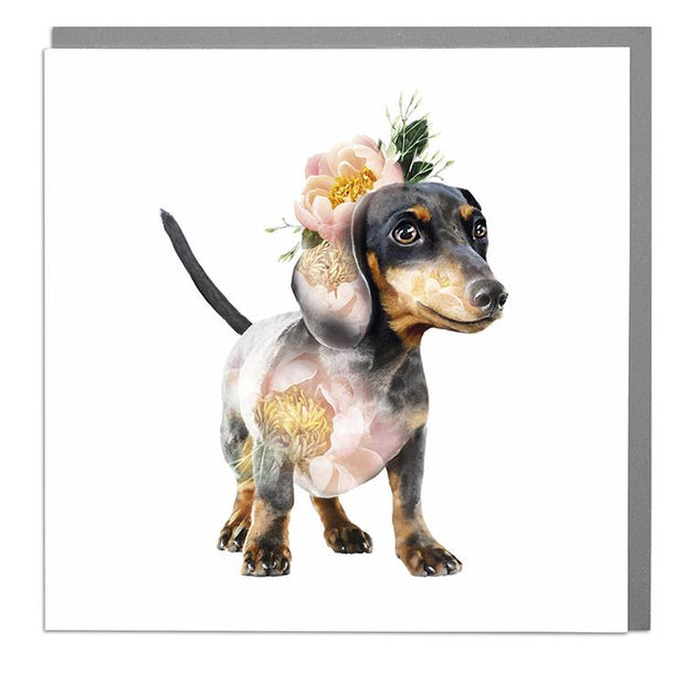 Dachshund Card - Lola Design Ltd