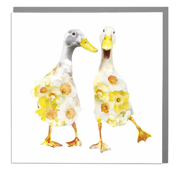 Indian Runner Ducks Card - Lola Design Ltd