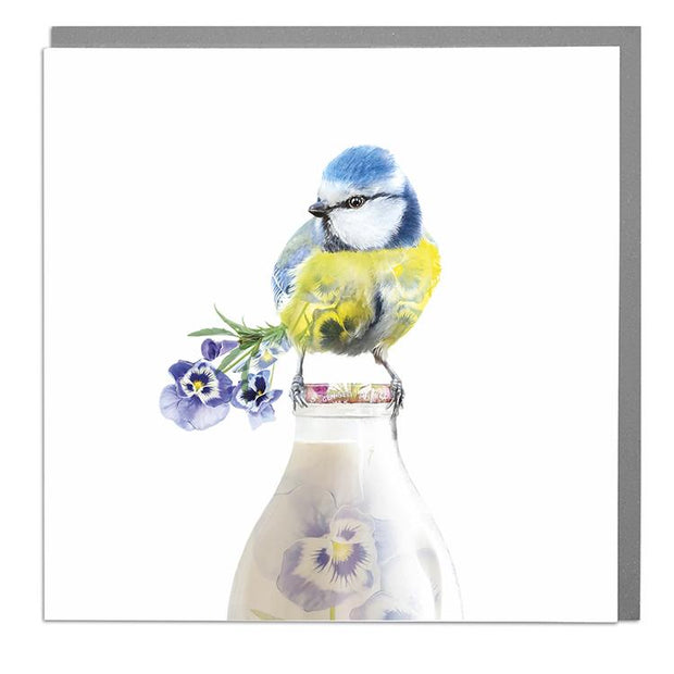 Blue Tit Card - Lola Design Ltd