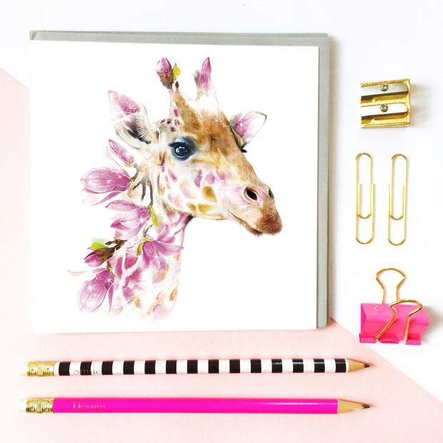 Giraffe Card - Lola Design Ltd