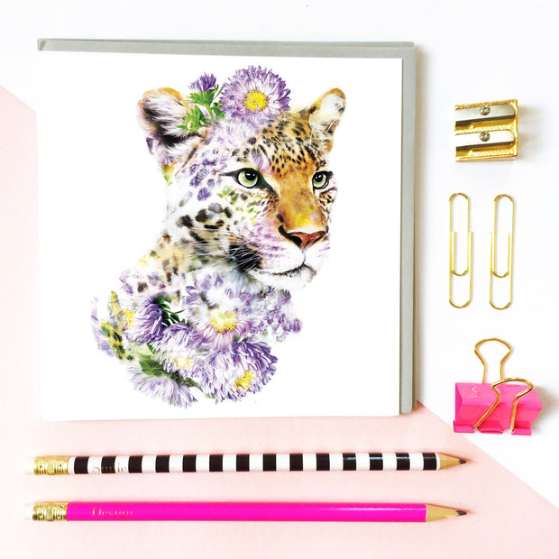 Leopard Card - Lola Design Ltd