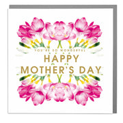 You're So Wonderful Happy Mother's Day Card - Lola Design Ltd